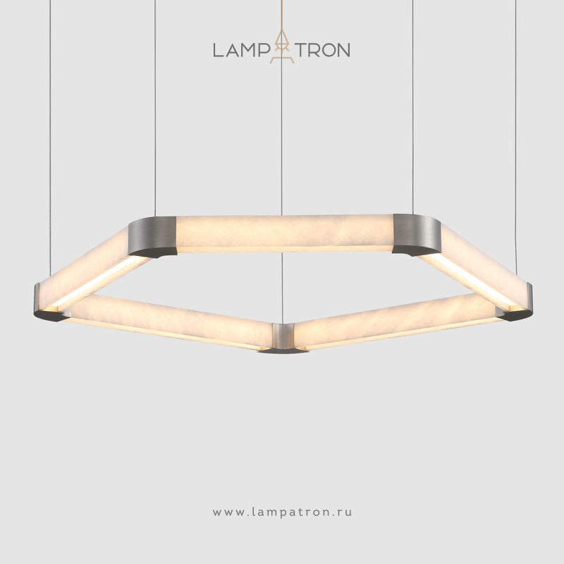 PENTUM Ring Chandelier by Lampadom - ambient shot