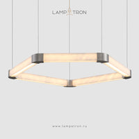 PENTUM Ring Chandelier by Lampadom - ambient shot