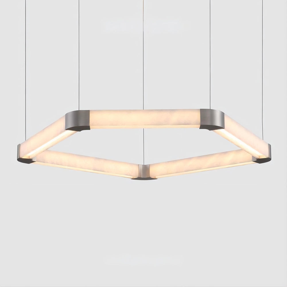 PENTUM Ring Chandelier by Lampadom - scale reference