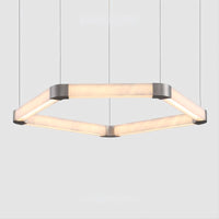 PENTUM Ring Chandelier by Lampadom - scale reference
