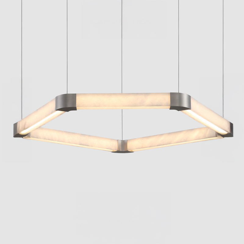 PENTUM Ring Chandelier by Lampadom - angle view