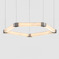 PENTUM Ring Chandelier by Lampadom - angle view