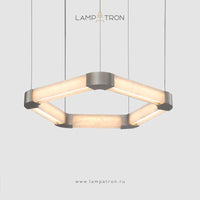 PENTUM Ring Chandelier by Lampadom - close-up