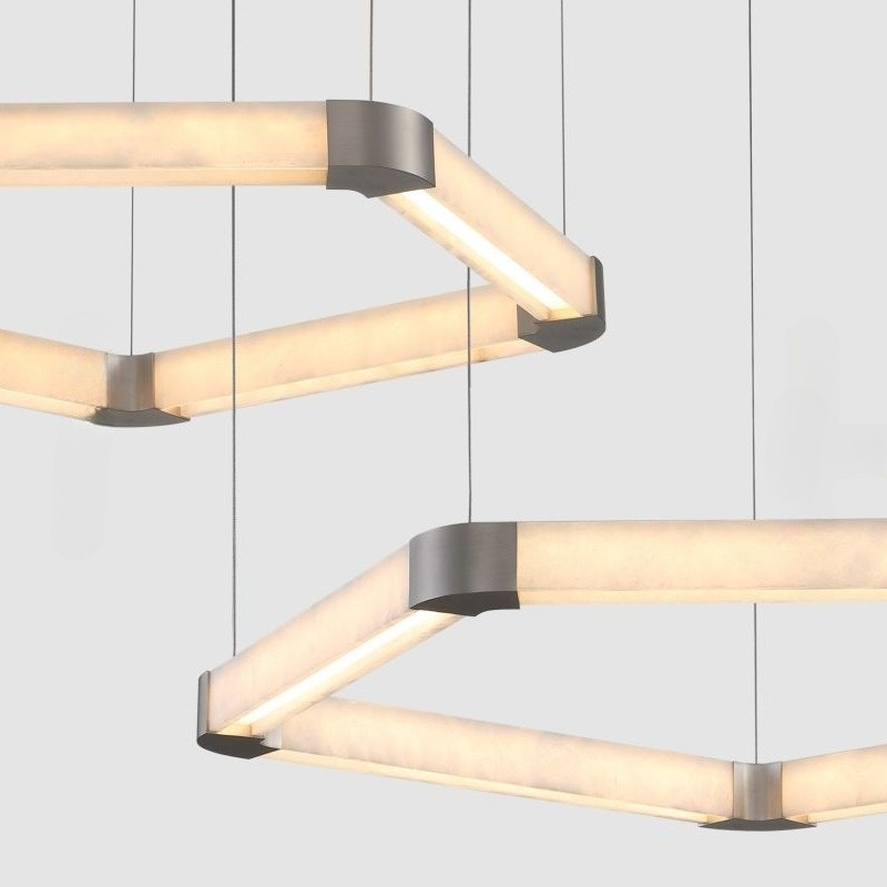 PENTUM Chandelier by Lampadom - side view