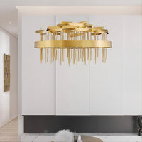 PERLINA Chandelier by Lampadom - scale reference