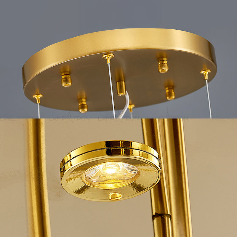 PERLINA Chandelier by Lampadom - close-up