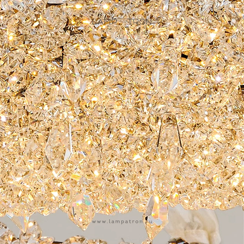 PERSY CH Chandelier by Lampadom - side view