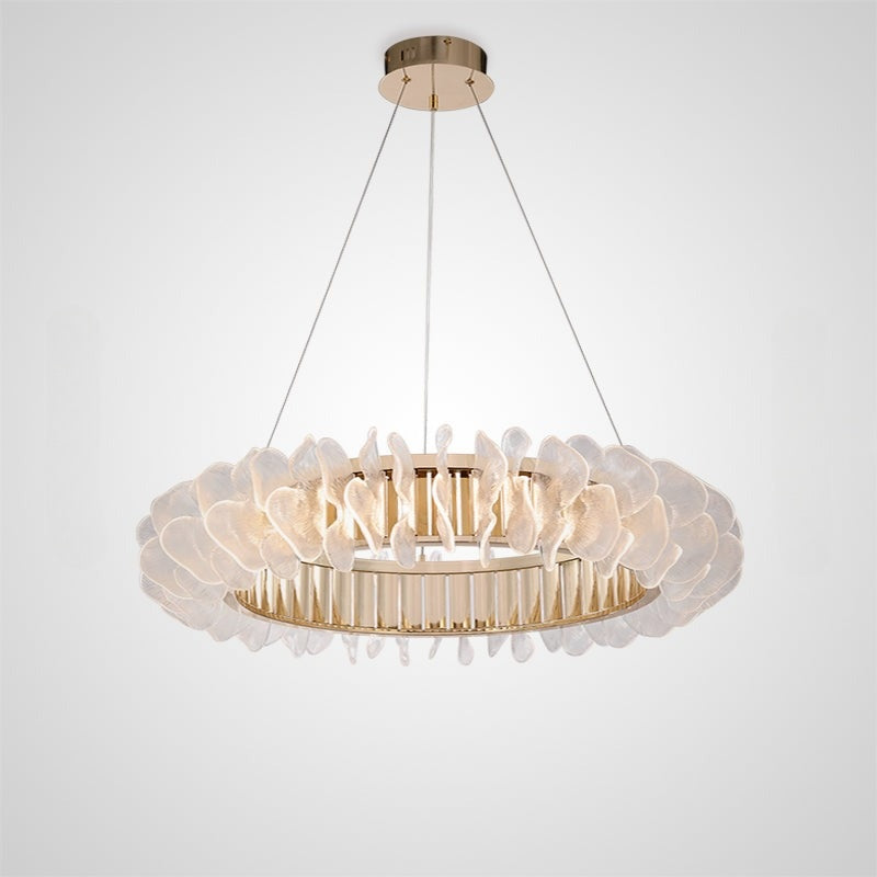 PETALS Ring Chandelier by Lampadom - detail view