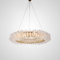 PETALS Ring Chandelier by Lampadom - angle view