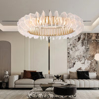 PETALS Ring Chandelier by Lampadom - ambient shot