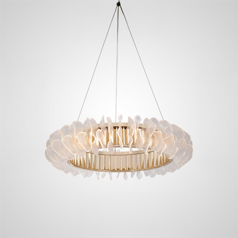 PETALS Ring Chandelier by Lampadom - top view