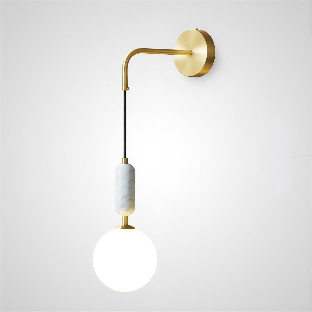 PETIT C Wall Light by Lampadom - scale reference