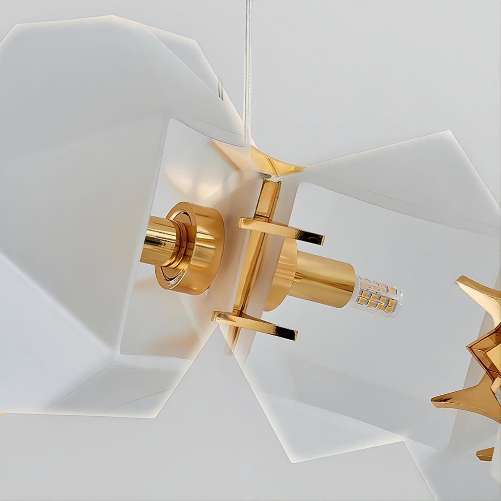 PHILLIS Linear Chandelier by Lampadom - side view