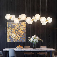 PHILLIS Linear Chandelier by Lampadom - top view