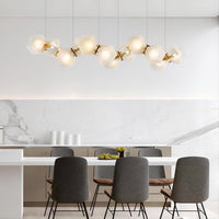 PHILLIS Linear Chandelier by Lampadom - ambient shot