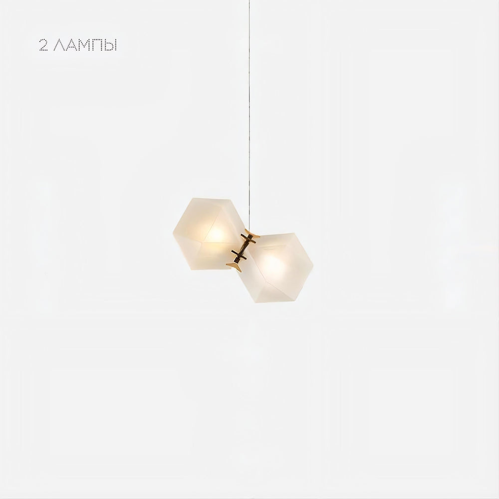 PHILLIS Linear Chandelier by Lampadom - angle view