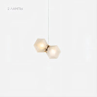 PHILLIS Linear Chandelier by Lampadom - angle view