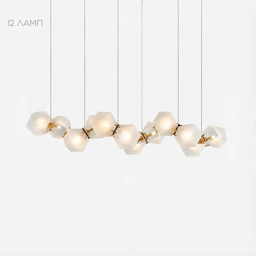 PHILLIS Linear Chandelier by Lampadom - ambient shot