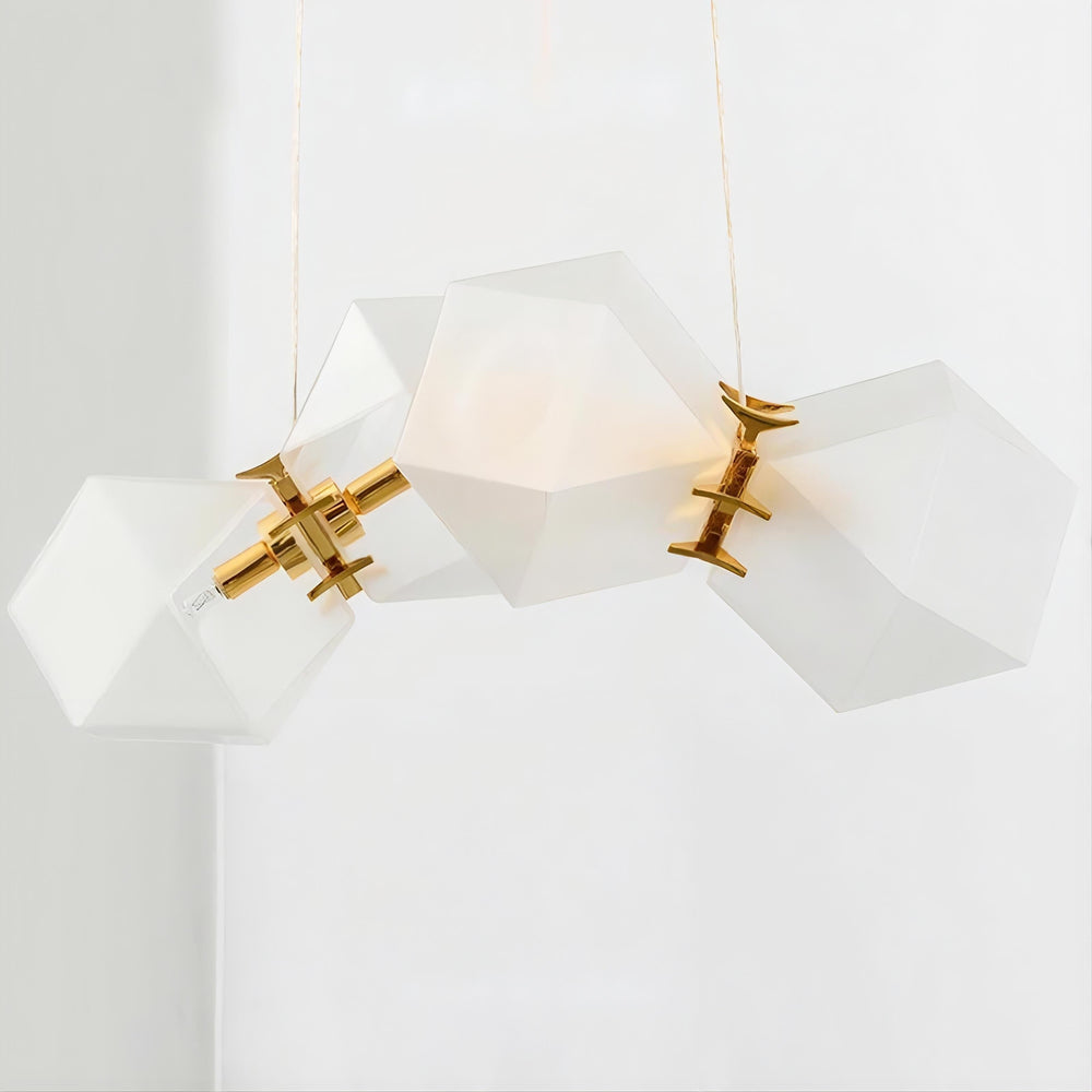 PHILLIS Linear Chandelier by Lampadom - close-up