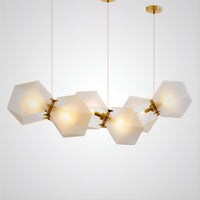 PHILLIS Linear Chandelier by Lampadom - detail view