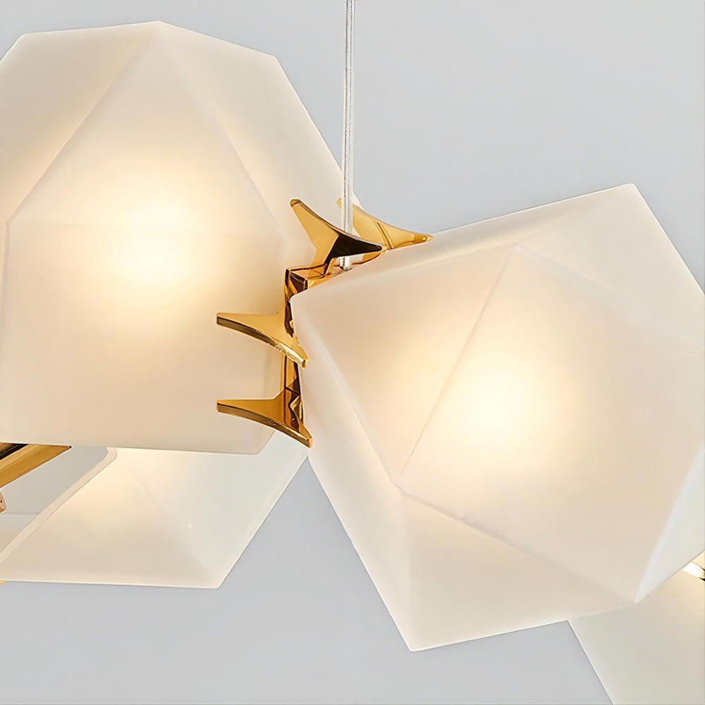 PHILLIS Linear Chandelier by Lampadom - close-up
