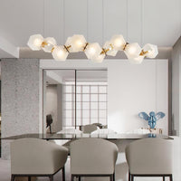 PHILLIS Linear Chandelier by Lampadom - scale reference