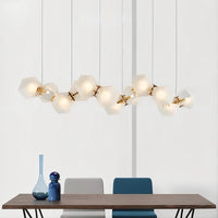 PHILLIS Linear Chandelier by Lampadom - scale reference