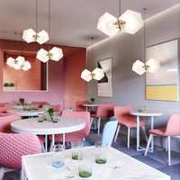 PHILLIS Linear Chandelier by Lampadom - detail view