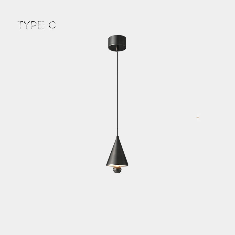 PIET CONE BRASS Pendant by Lampadom - ambient shot