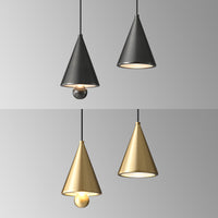PIET CONE BRASS Pendant by Lampadom - ambient shot