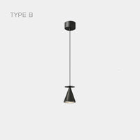 PIET CONE BRASS Pendant by Lampadom - top view