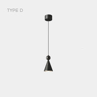 PIET CONE BRASS Pendant by Lampadom - angle view