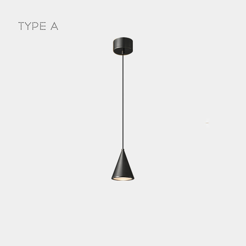 PIET CONE BRASS Pendant by Lampadom - close-up