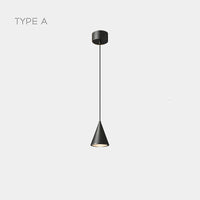 PIET CONE BRASS Pendant by Lampadom - close-up