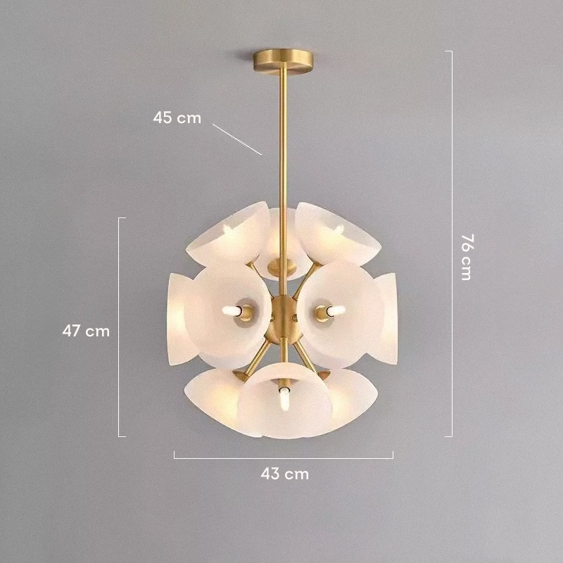 POLARIS OPEN Chandeliers by Lampadom - top view