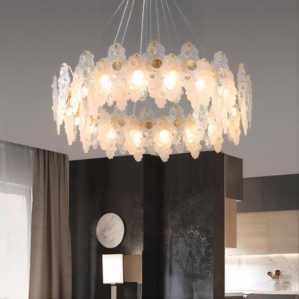 POMONA Ring Chandelier by Lampadom - side view