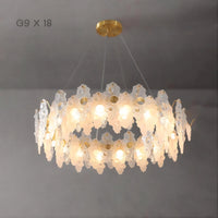 POMONA Ring Chandelier by Lampadom - top view