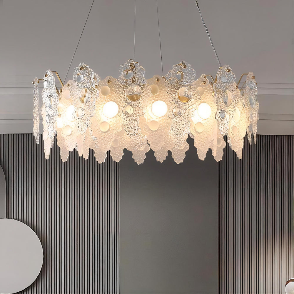 POMONA Ring Chandelier by Lampadom - close-up