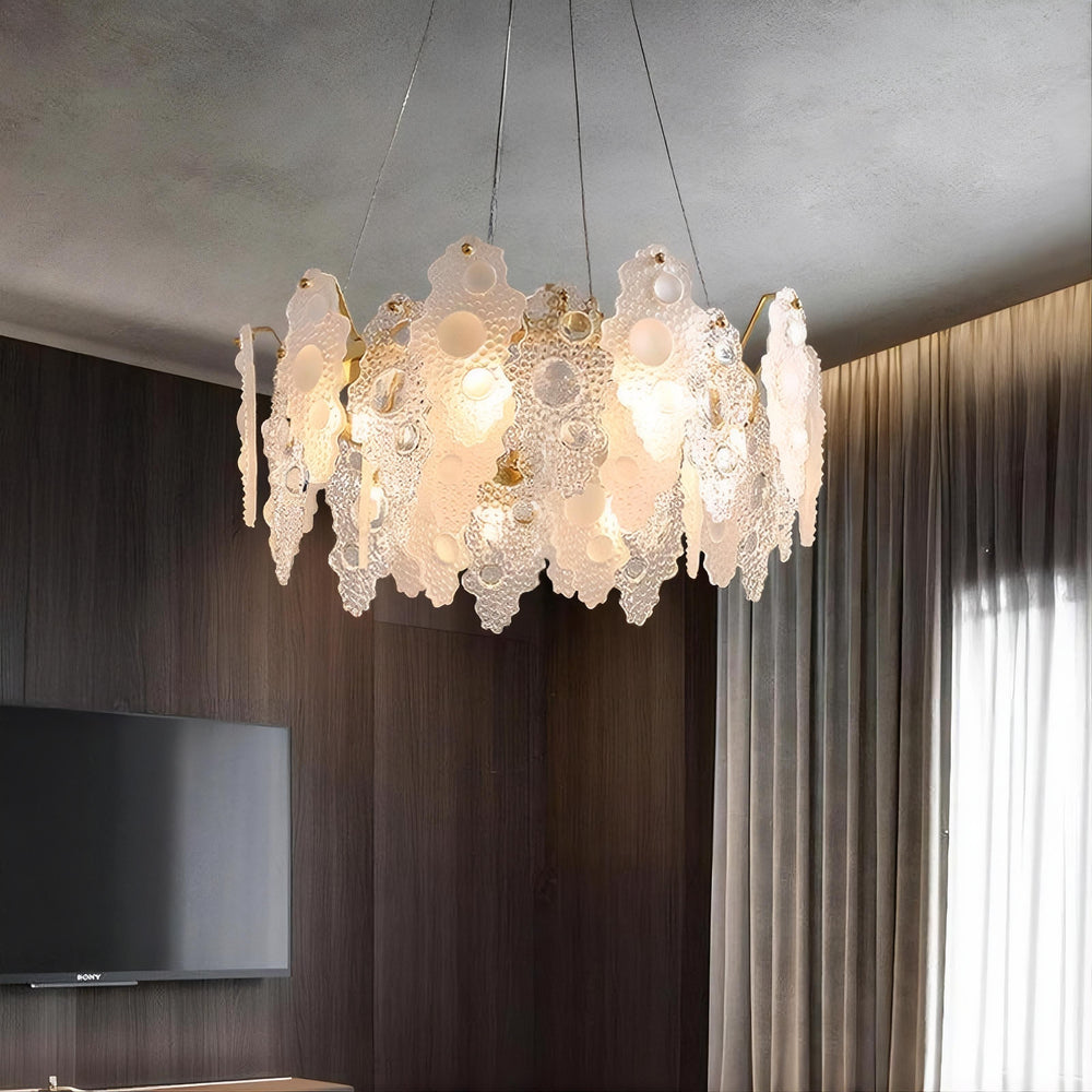 POMONA Ring Chandelier by Lampadom - top view