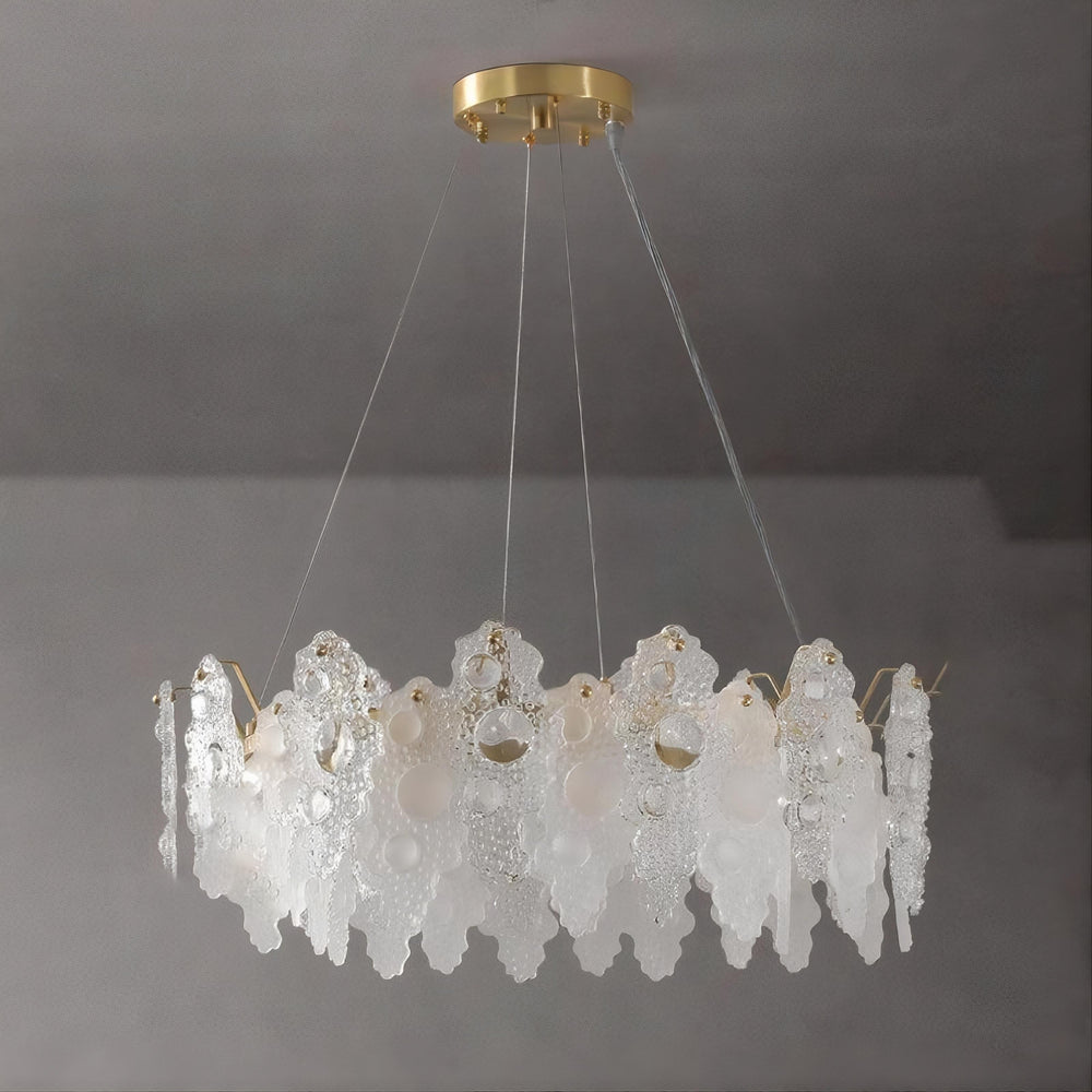 POMONA Ring Chandelier by Lampadom - side view