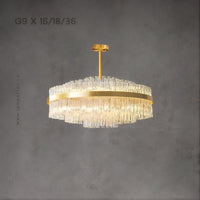 PONTIAN Chandelier by Lampadom - angle view