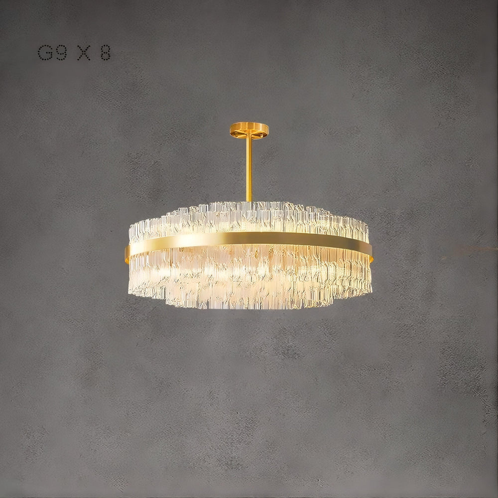 PONTIAN Chandelier by Lampadom - side view