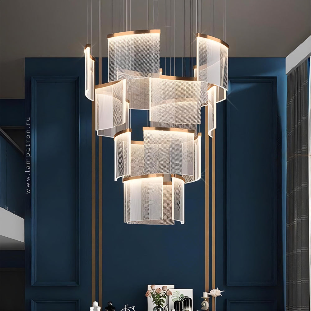 PORRIMA Cascade Light by Lampadom - scale reference