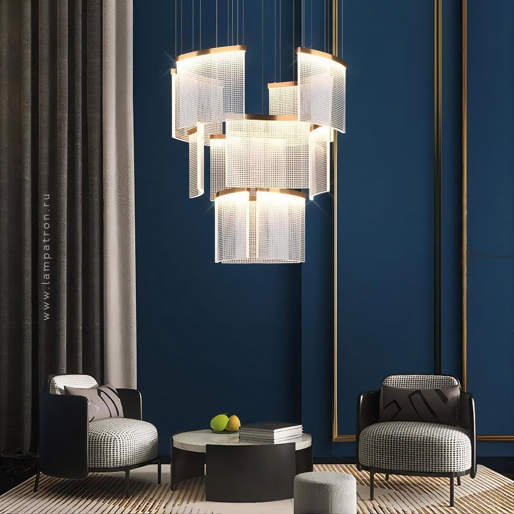 PORRIMA Cascade Light by Lampadom - side view