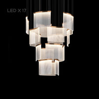 PORRIMA Cascade Light by Lampadom - side view
