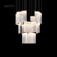 PORRIMA Cascade Light by Lampadom - top view