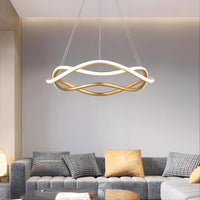 PORTAL Ring Chandelier by Lampadom - angle view