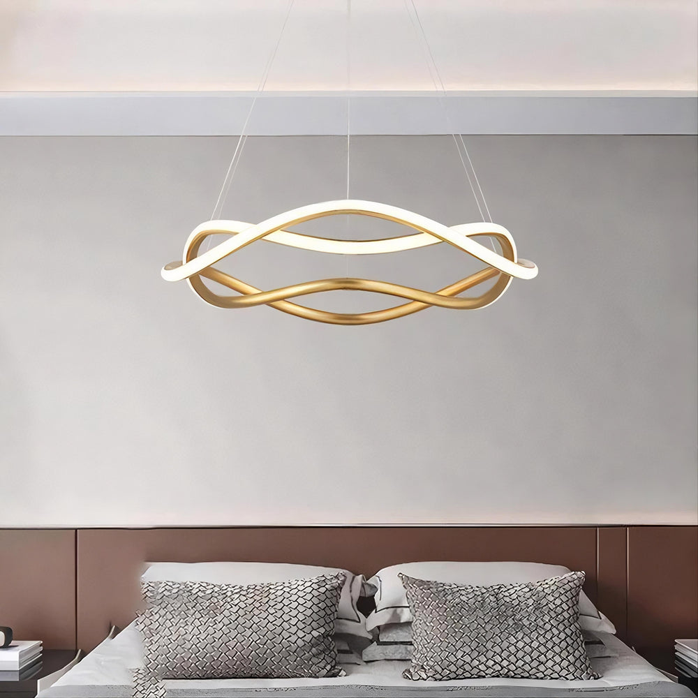 PORTAL Ring Chandelier by Lampadom - side view