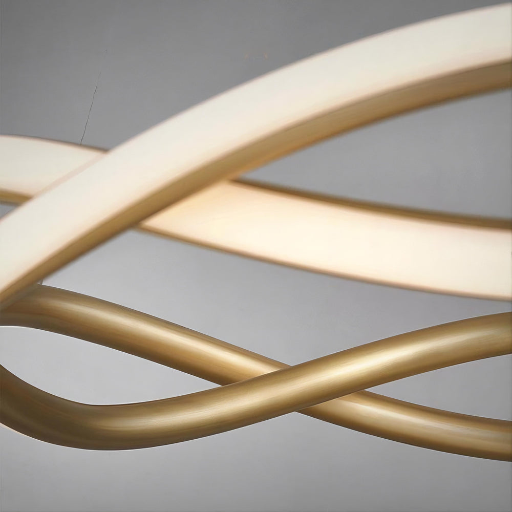 PORTAL Ring Chandelier by Lampadom - scale reference