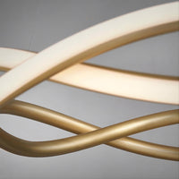 PORTAL Ring Chandelier by Lampadom - angle view